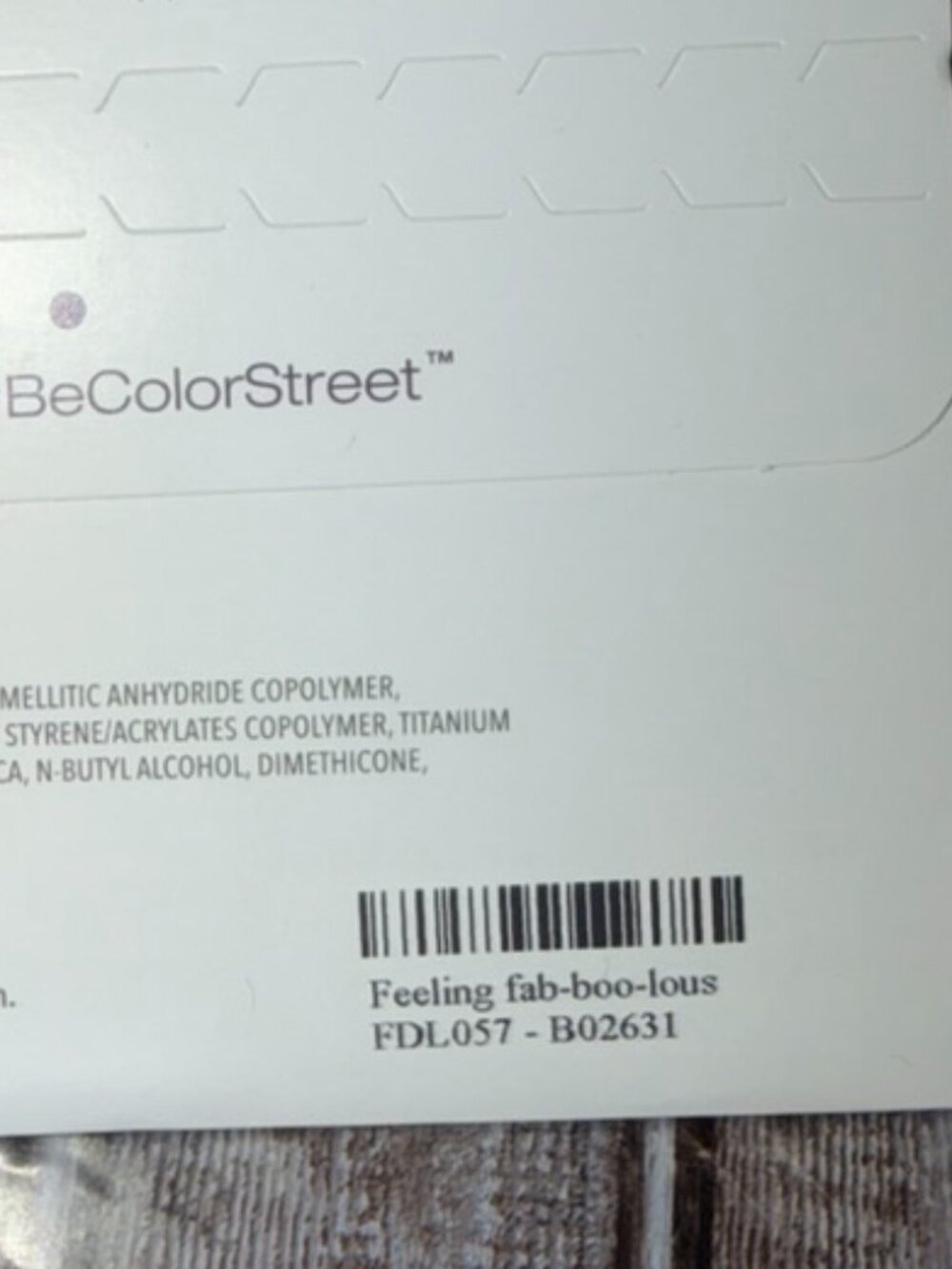 Feeling Fab-boo-lous Color Street Nail Polish Strips Glow in the Dark Ghost Nail - Picture 2 of 2